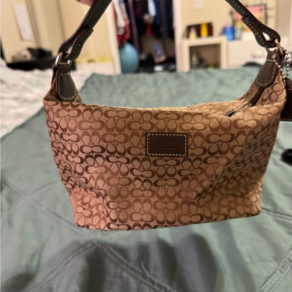 Coach Brown Signature Pattern Women's Bag